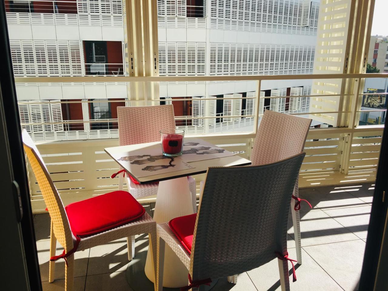 Vacances A Nice Terrasse Ensoleillee & Parking A La Gare Du Sud Eksteriør bilde